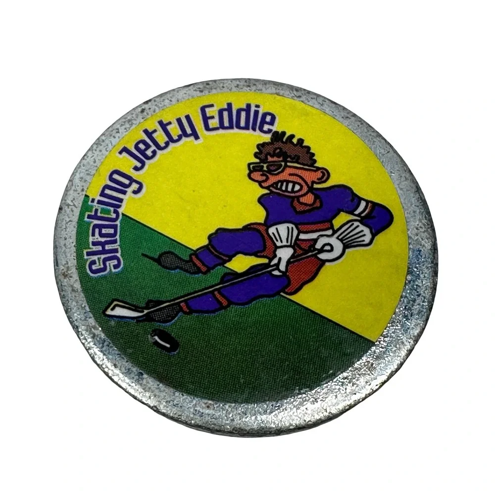 Vintage Jetty Eddie Metal Slammer Pogs Lot of‎ 8 90s Retro Sports Games Slams